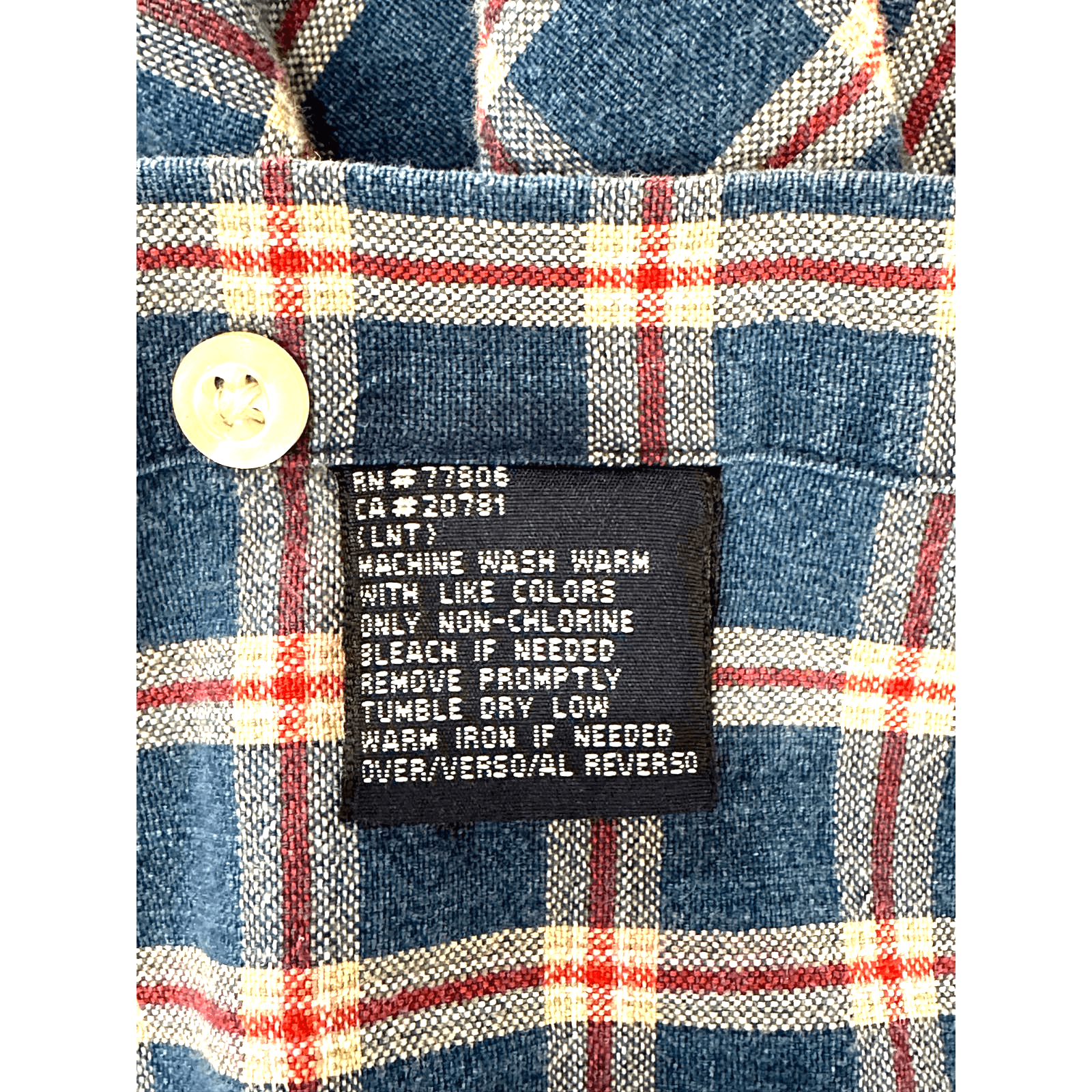 Tommy Hilfiger Men’s Red White Blue Plaid Button-Down Shirt-XL - Thumbnail 12