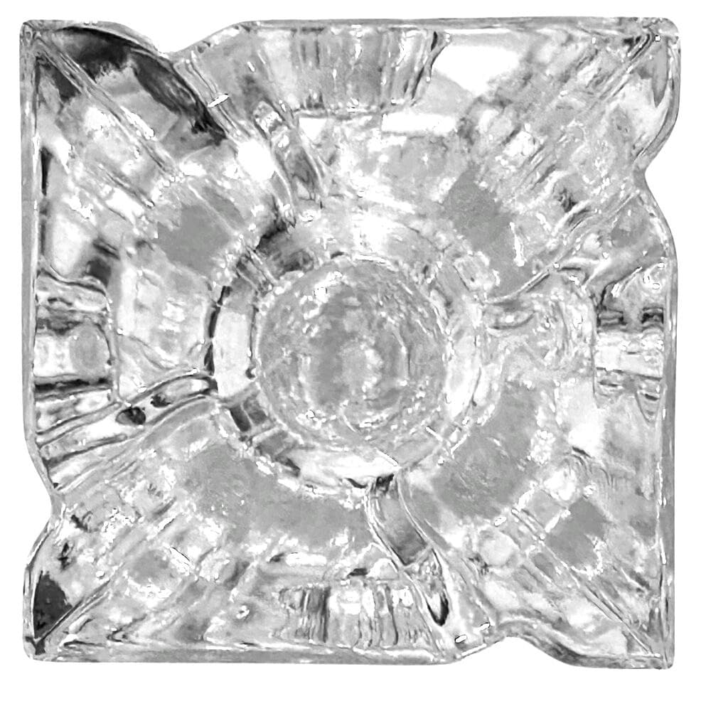Delomb Toscany Stately Elegant 24% Lead Crystal Pair of 10" Candlesticks-Mint - Thumbnail 5