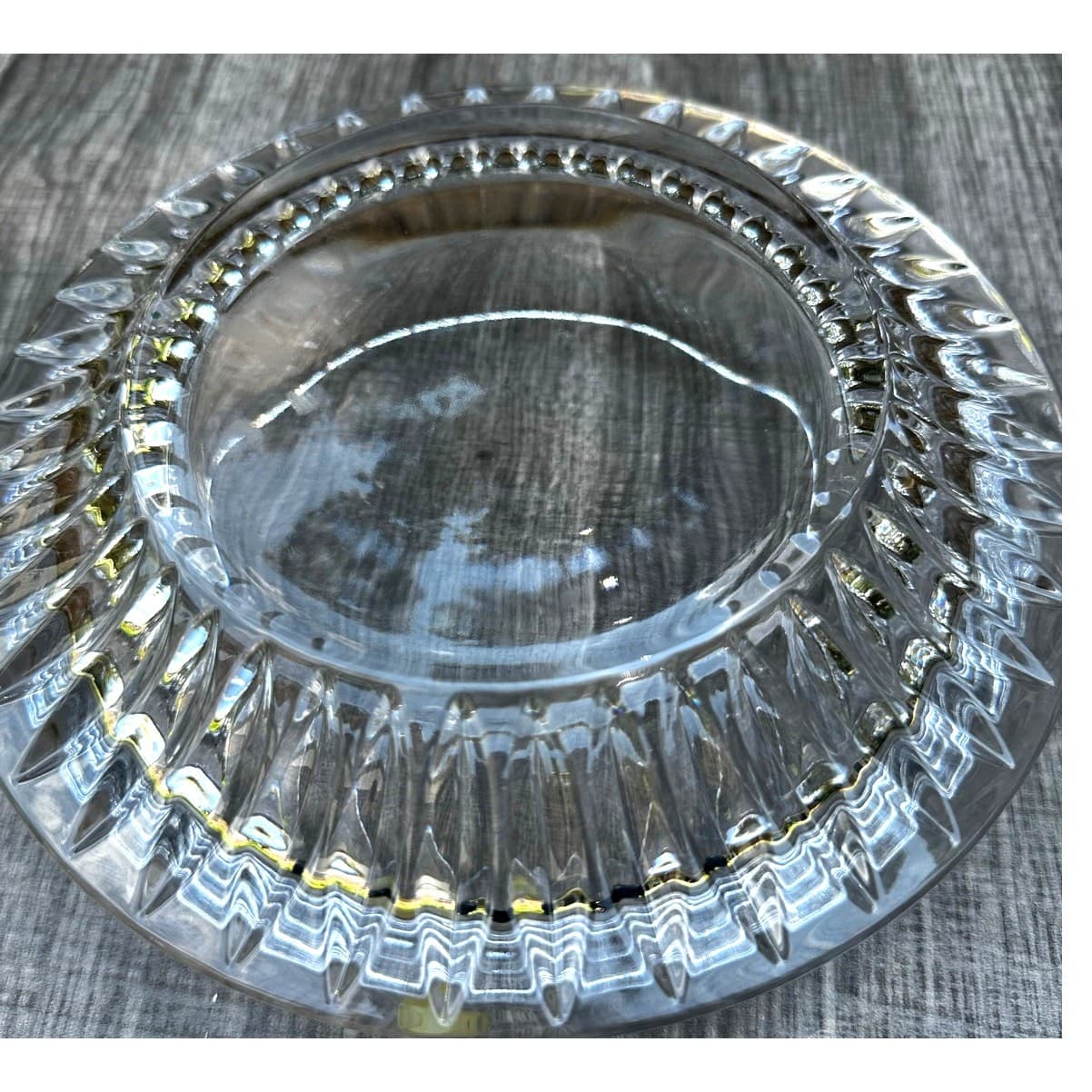 Nachtmann Bleikristall Uber 24% West Germany Vintage 7.5" Crystal Bowl-Stunning - Thumbnail 5