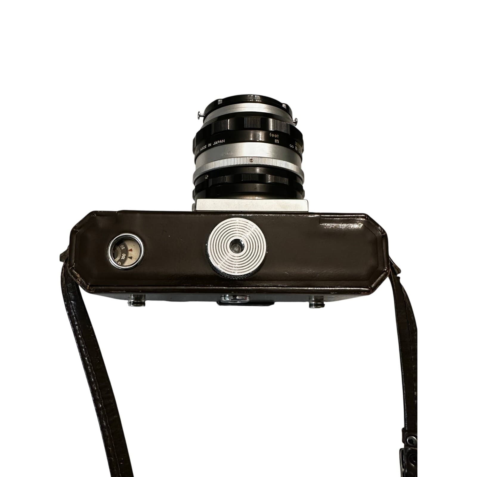 Nikon F Photomic Tn w/50mm F/1.4 Nikkor S Lens/Brown Leather Case Original Box - Thumbnail 5