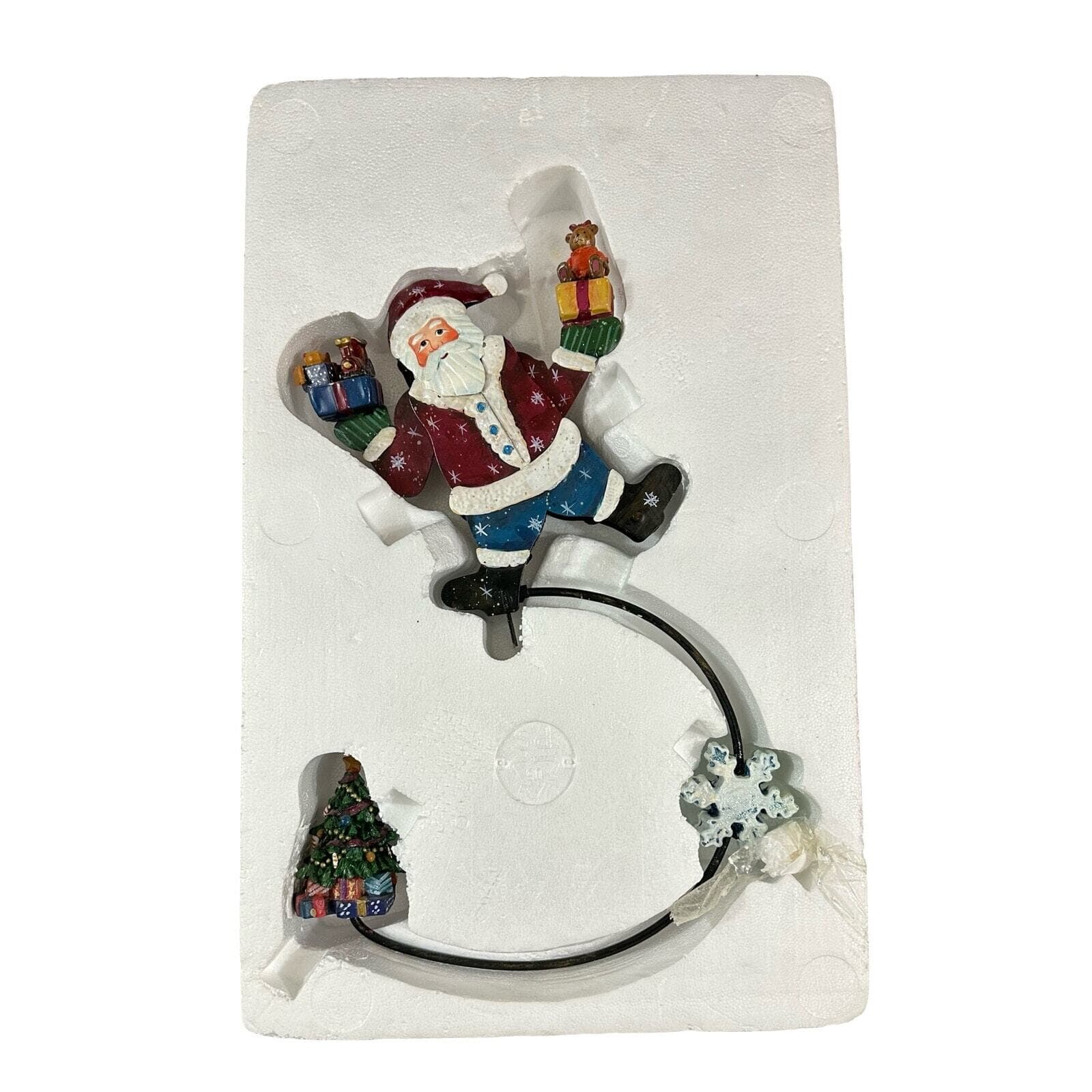 Balancing Santa Christmas Decoration in Original Box-Very Good Condition-Works! - Thumbnail 15