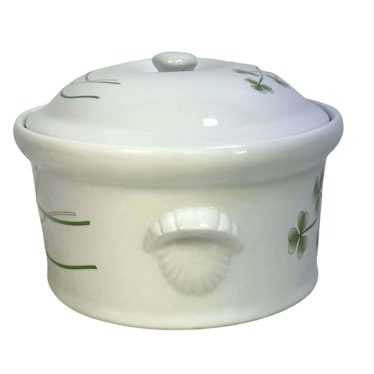 Marcus Notley Ireland Retired 2007 'Shamrocks' Porcelain 3 QT Covered Casserole - Thumbnail 4