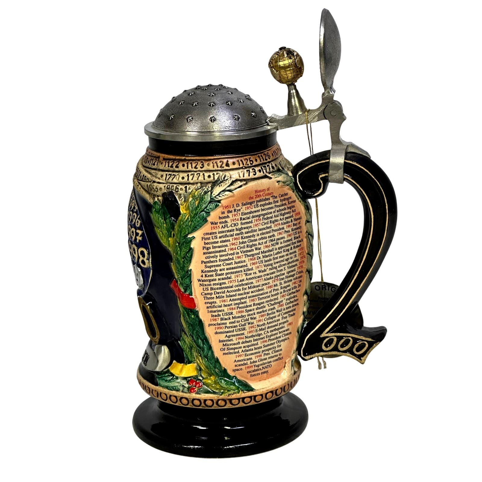 Westerwald Team Germany Limited Edition 1395/2000 'Millennium 2000' Beer Stein - Thumbnail 2
