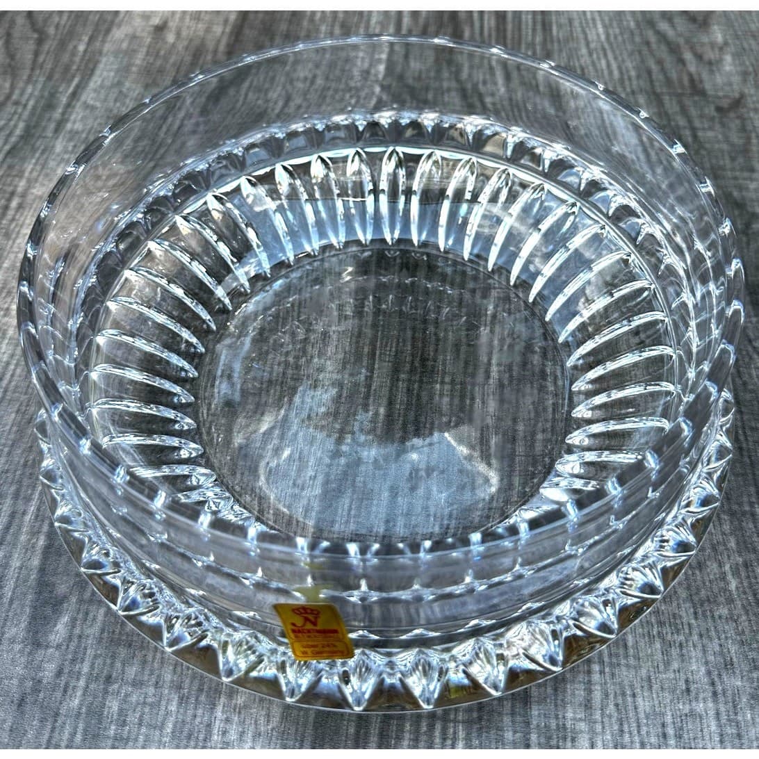 Nachtmann Bleikristall Uber 24% West Germany Vintage 7.5" Crystal Bowl-Stunning - Thumbnail 2