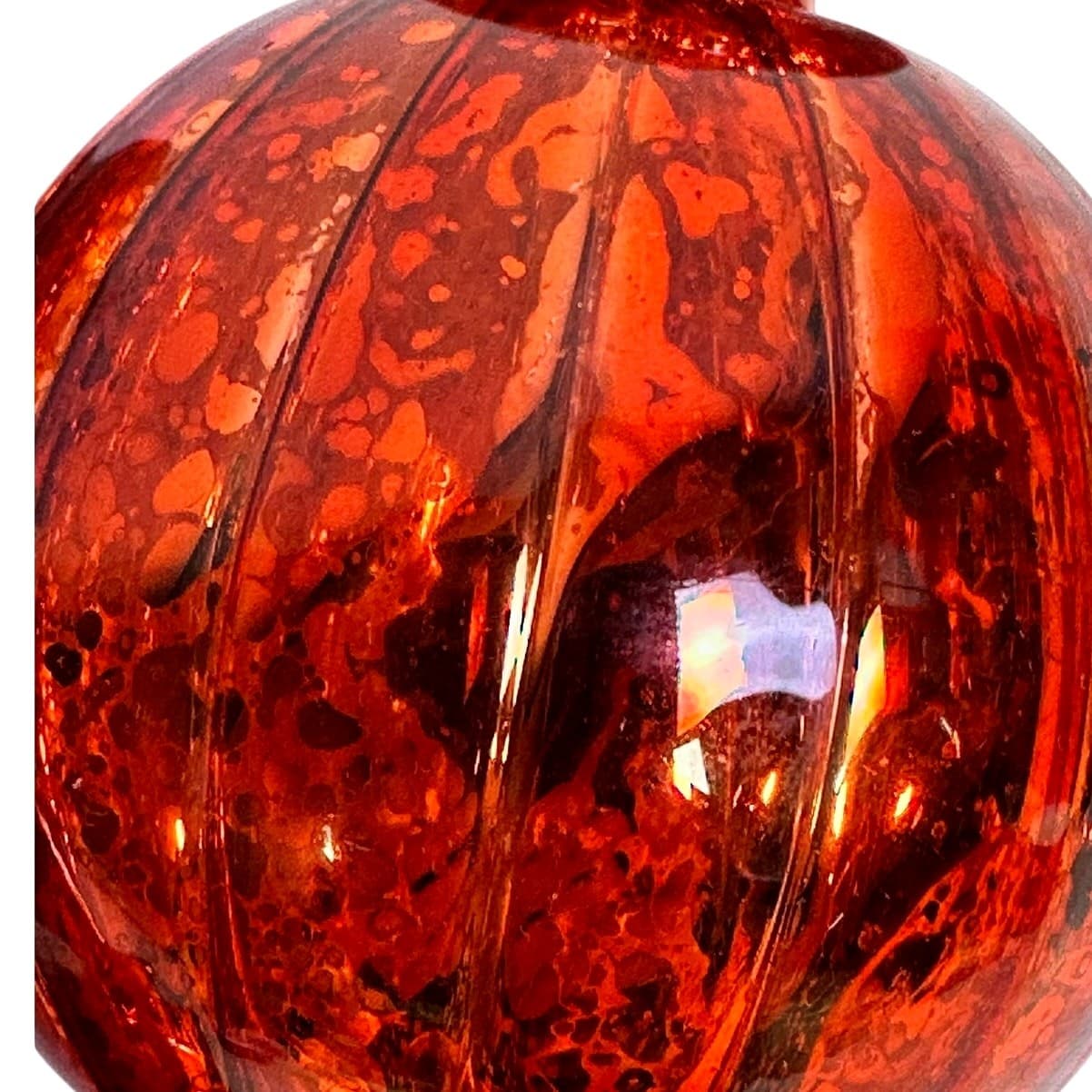Red Mercury Glass 9" to 11" Vintage Finial Christmas Ornaments-Stunning-Set of 3 - Thumbnail 5