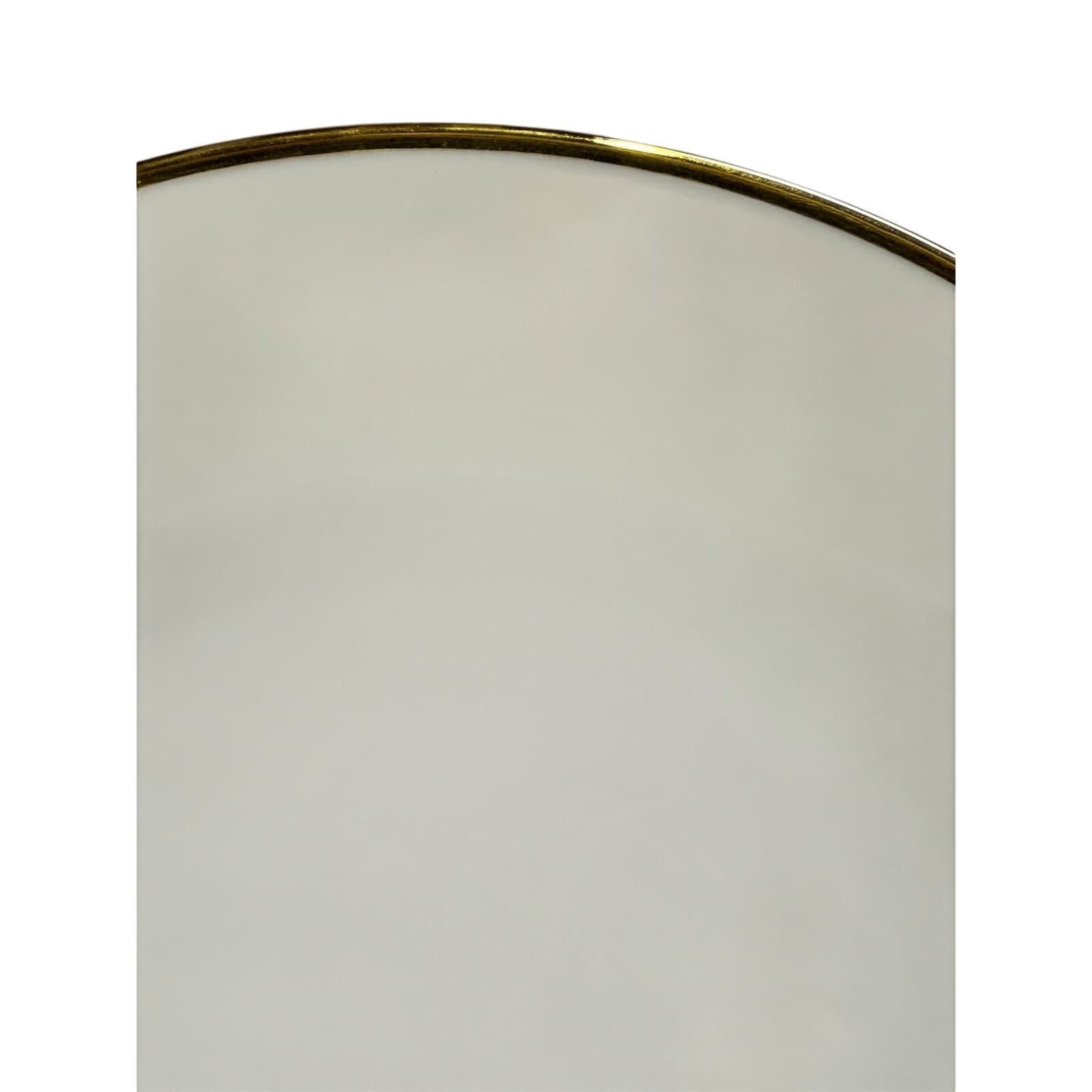 Bangladesh Elegant and Simple Gold Rim Coupe 10" Dinner Plate-Excellent - Thumbnail 2