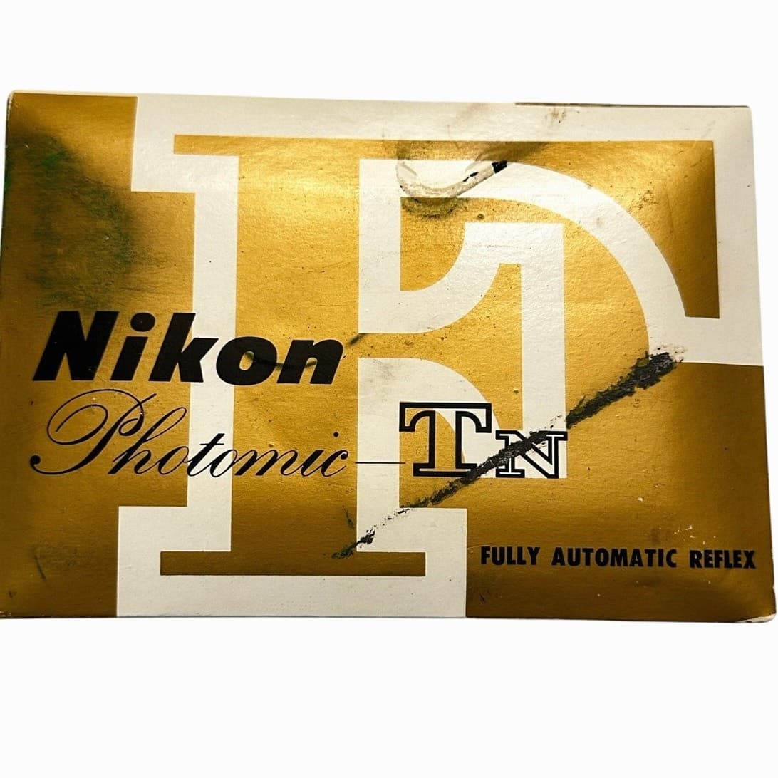 Nikon F Photomic Tn w/50mm F/1.4 Nikkor S Lens/Brown Leather Case Original Box - Thumbnail 11