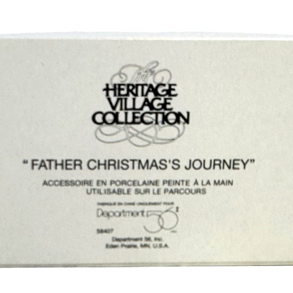 Dept 56 Heritage Village Collection 'Father Christmas's Journey' 58407 - Thumbnail 9