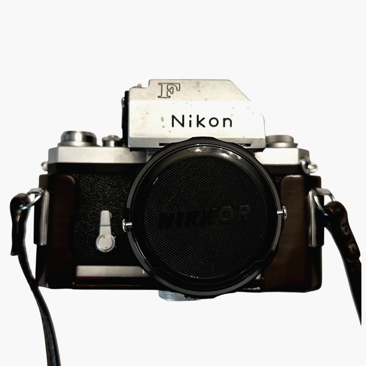 Nikon F Photomic Tn w/50mm F/1.4 Nikkor S Lens/Brown Leather Case Original Box - Thumbnail 2