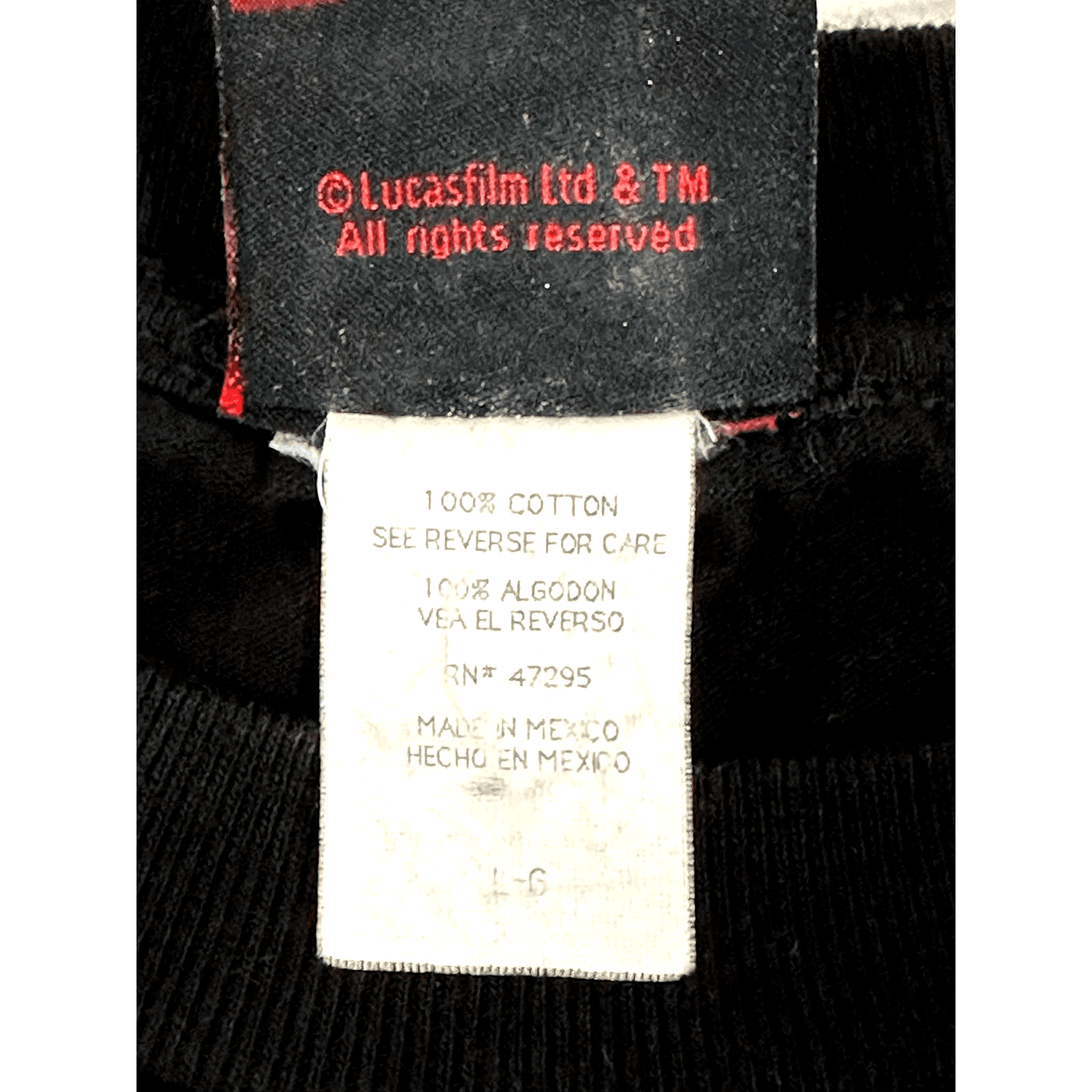 Star Wars Trade Federation Droid Fighter Lucas Film Rare Vintage 90s T-Shirt-L - Thumbnail 10