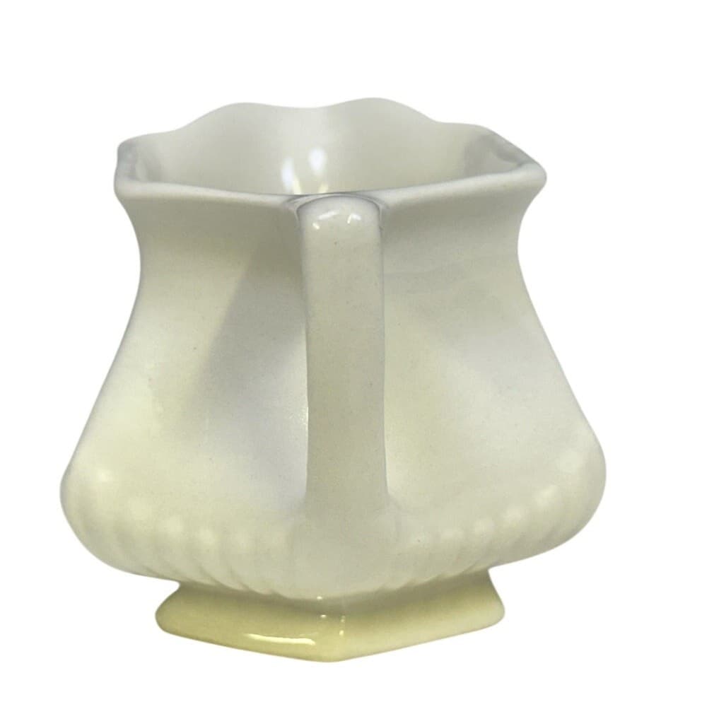 Wm Adams China Retired 1969-1988 'Empress' White 8 oz Creamer 3 1/8" Excellent - Thumbnail 4