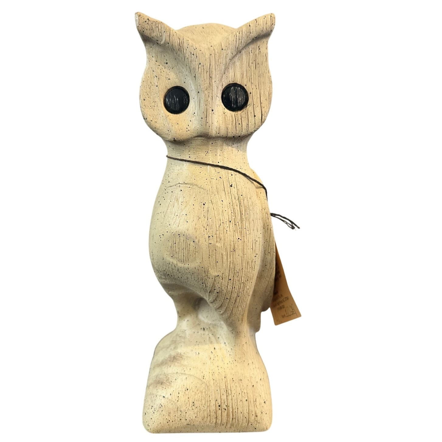 Phase IV Concept Wood Cast 9.5" Vintage Owl Figurine-Excellent and Adorable!
