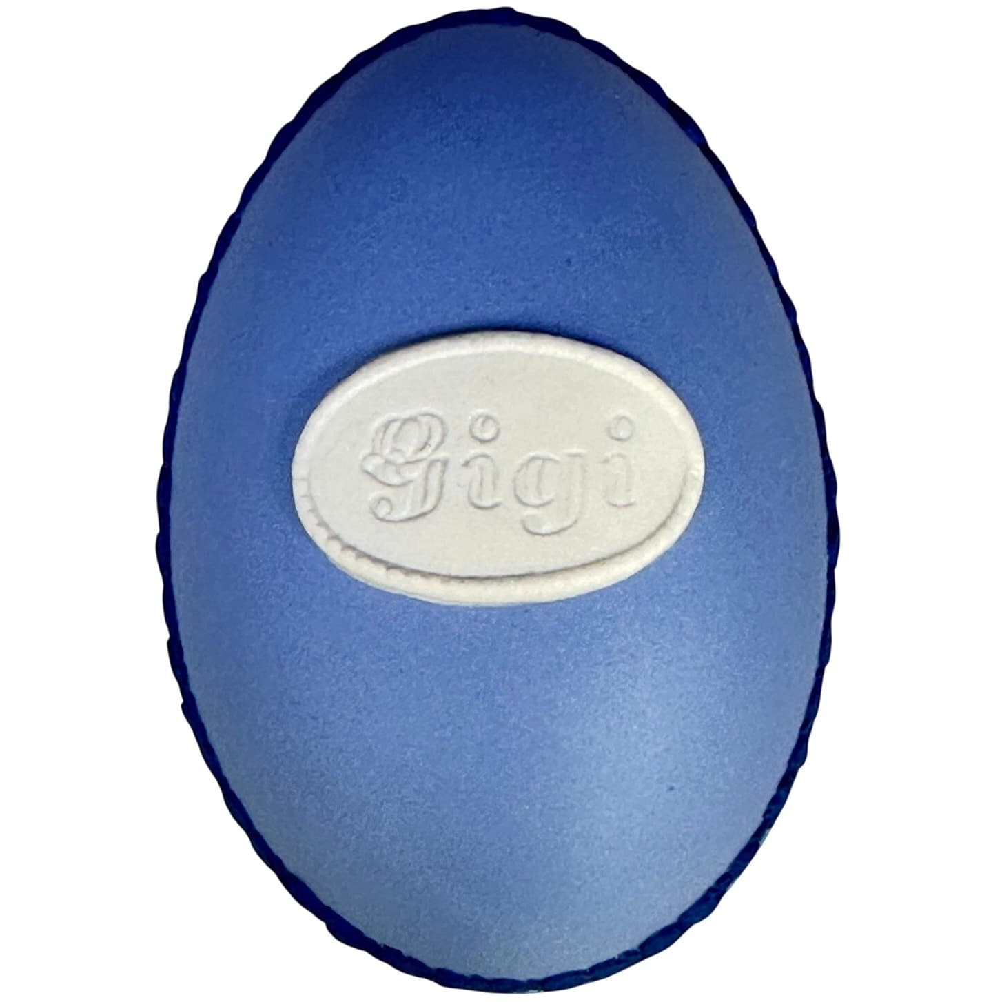 Wedgwood Jasperware Three Color 'Gigi' Egg Shaped White Blue Trinket Box and Lid