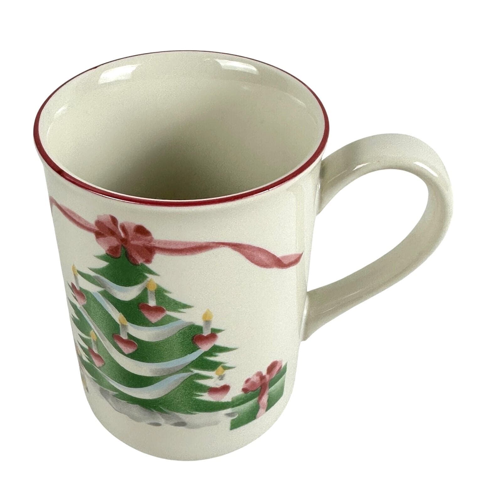 Sango Home for Christmas 1992 Indonesia Black Mark #4829 Tall Mug 4.25" - Thumbnail 5