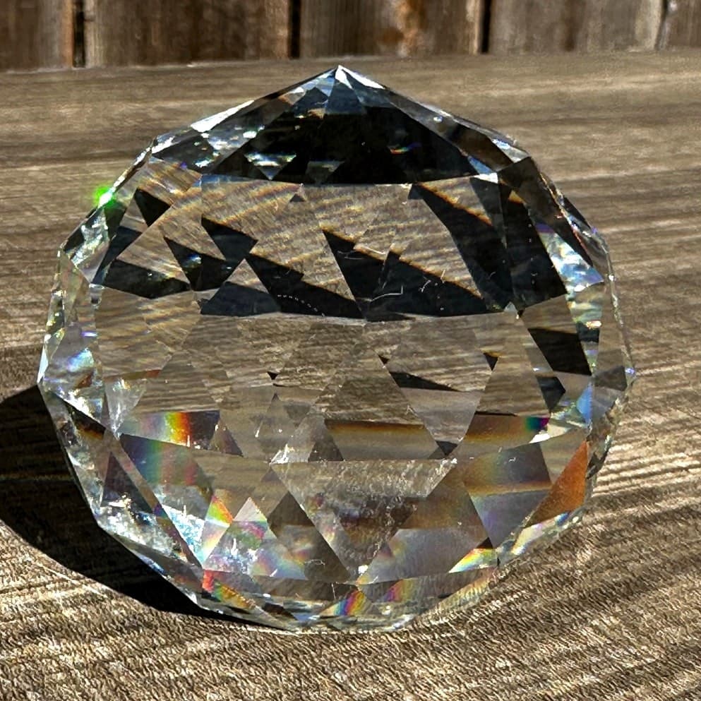 Sparkling Heavy Crystal 2-Inch Sphere Paperweight/Display Item