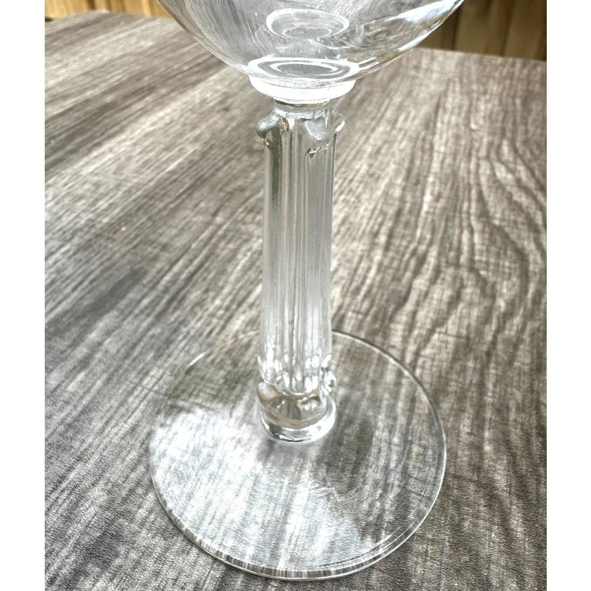 Libbey Crystal Garland Retired Blown Glass Vintage Water Goblets-Set of 5 - Thumbnail 4