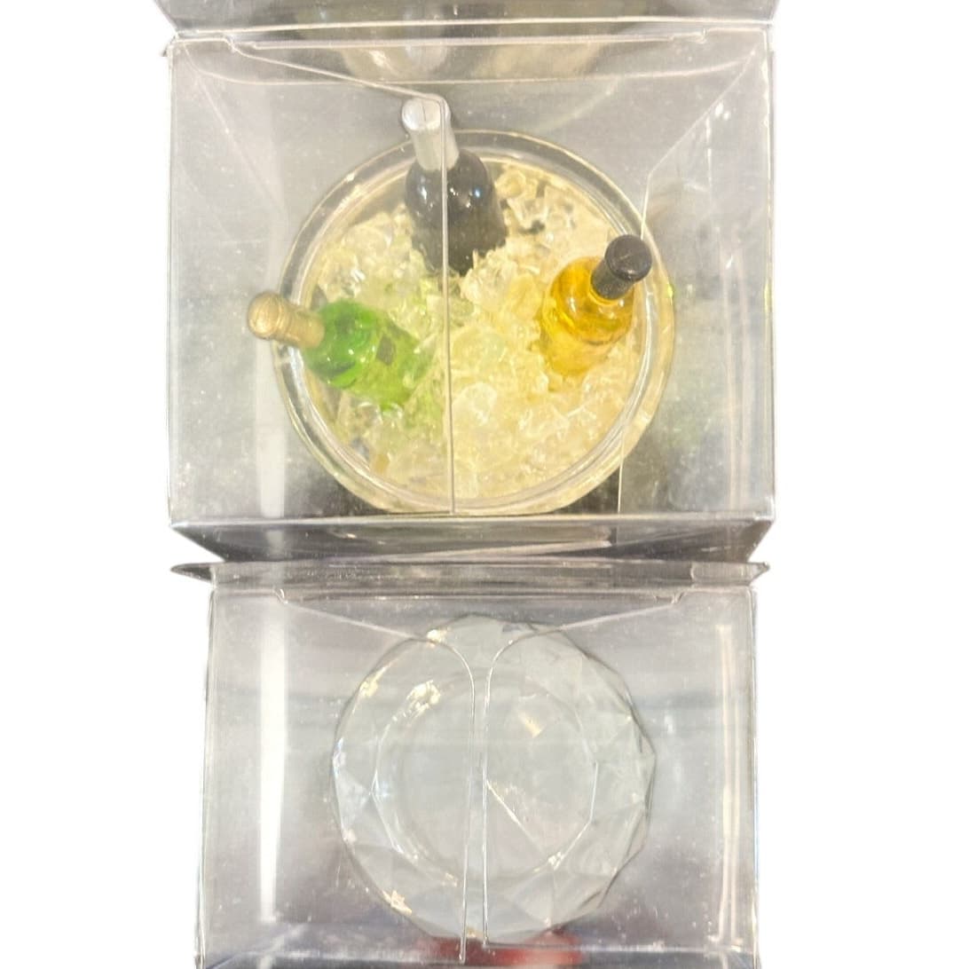 Acrylic Prodyne Gem Bottle Stoppers Ice Bucket & Faceted Prism-Set of 2 - Thumbnail 9