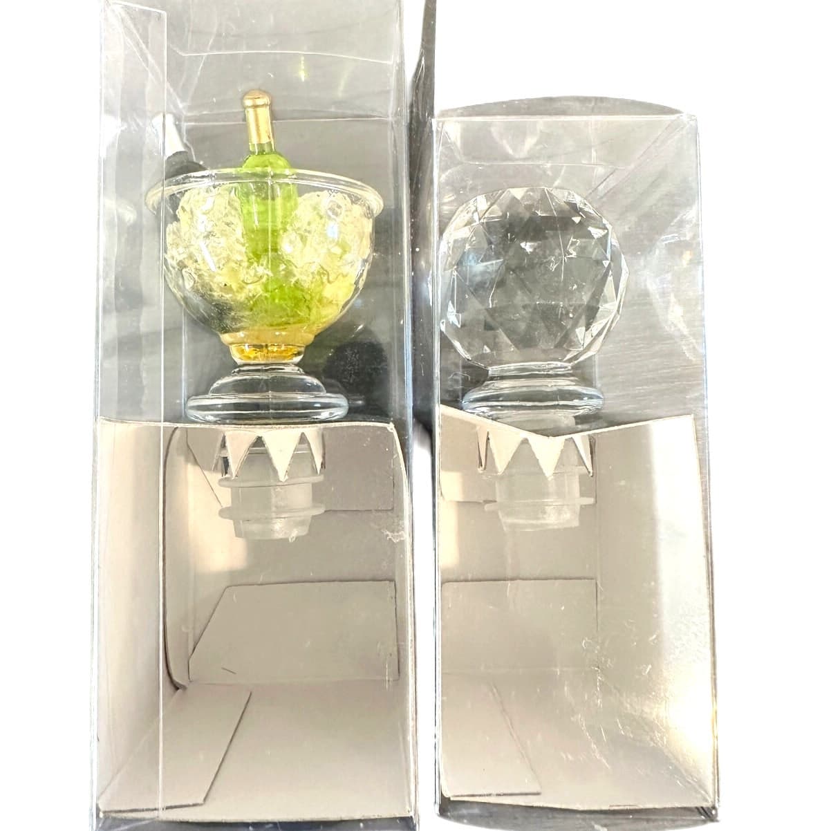 Acrylic Prodyne Gem Bottle Stoppers Ice Bucket & Faceted Prism-Set of 2 - Thumbnail 8