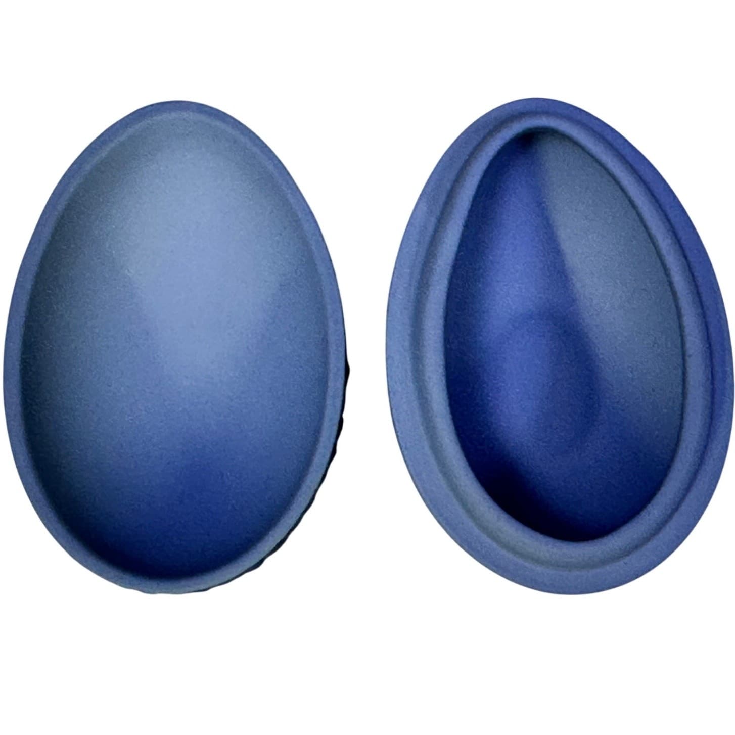 Wedgwood Jasperware Three Color 'Gigi' Egg Shaped White Blue Trinket Box and Lid - Thumbnail 6
