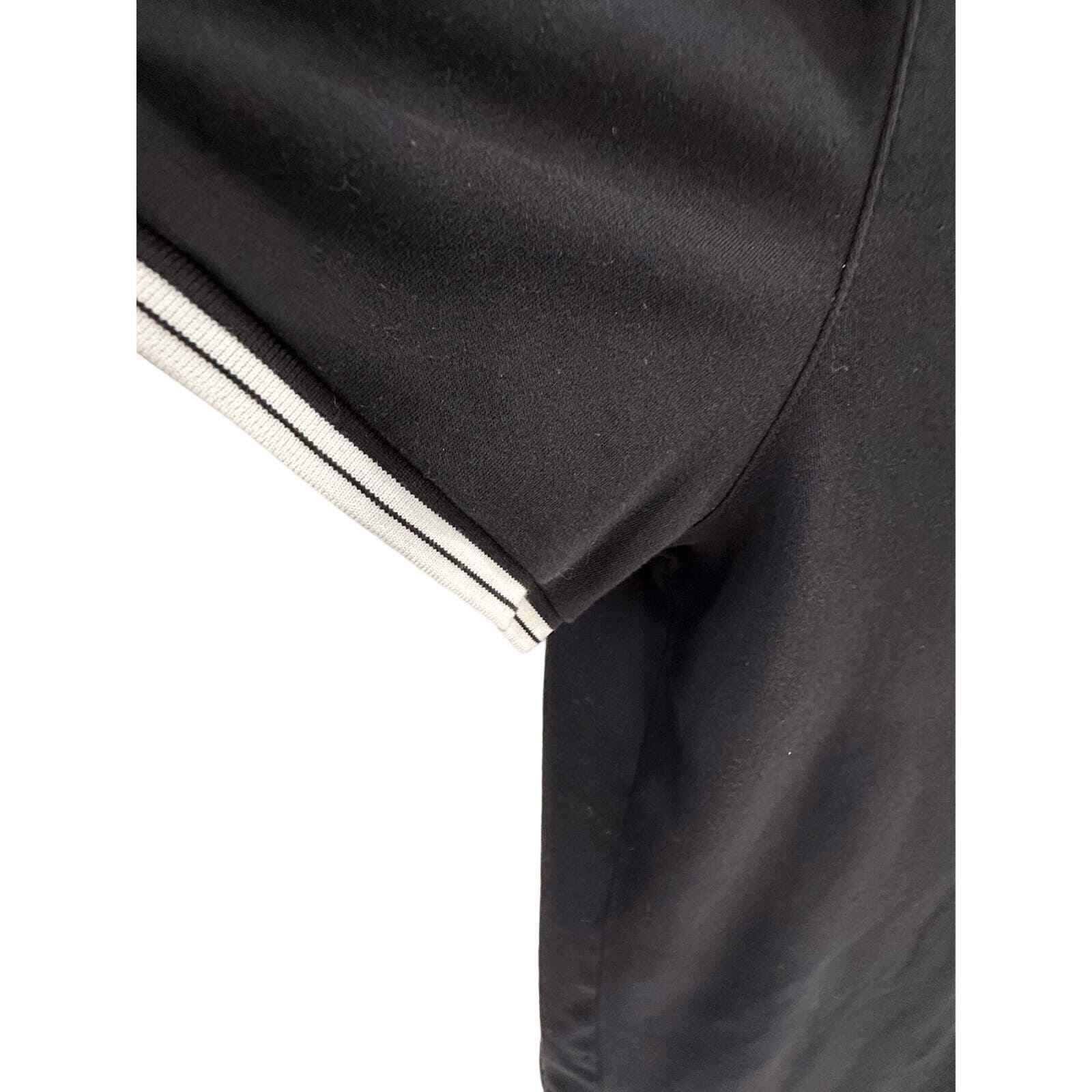 Michael Kors Black White Short Sleeve Polo Shirt-L - Thumbnail 8