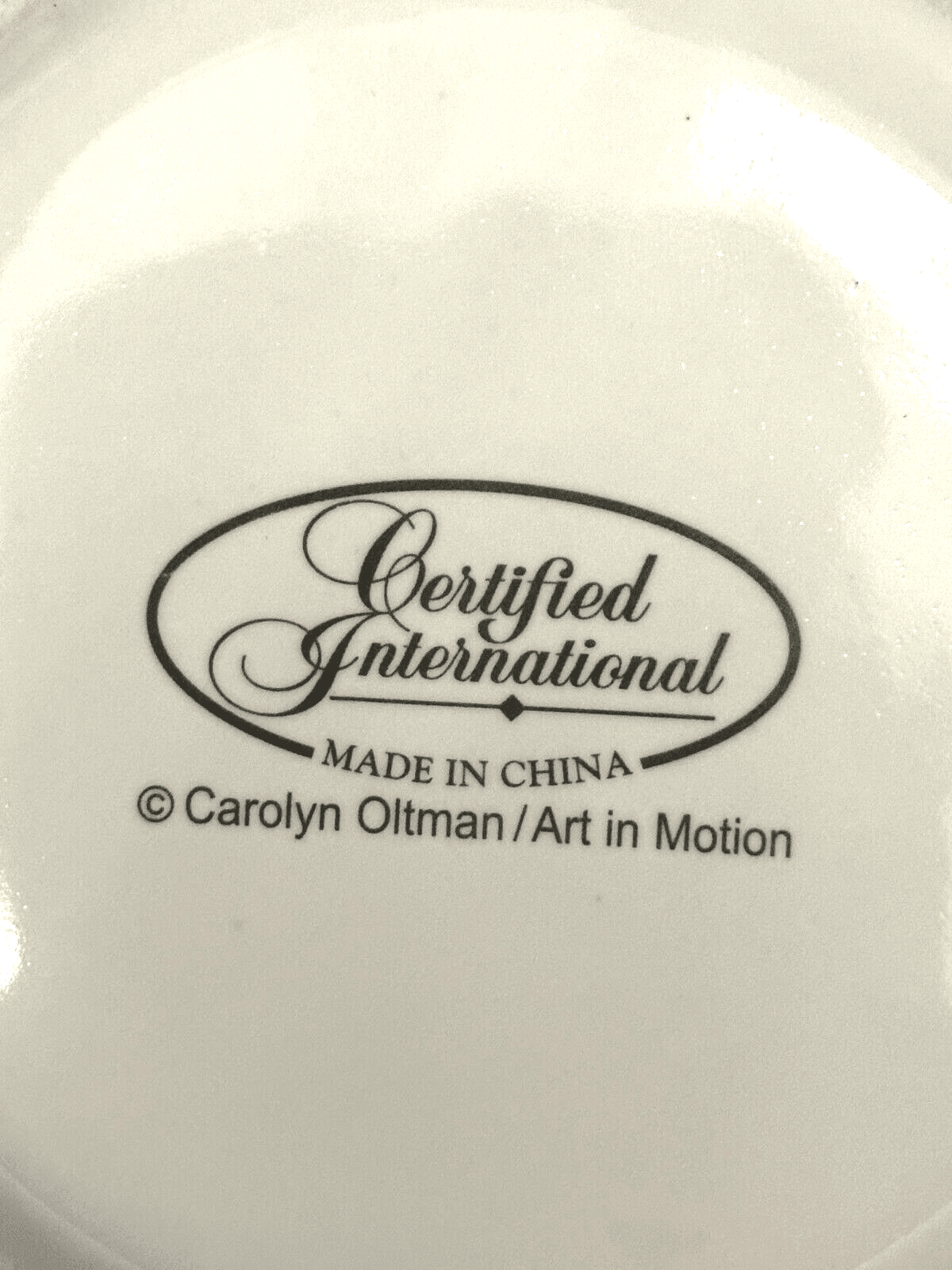 Carolyn Oltman Art in Motion "Martini Glass" Certified International-4 Plate Set - Thumbnail 7