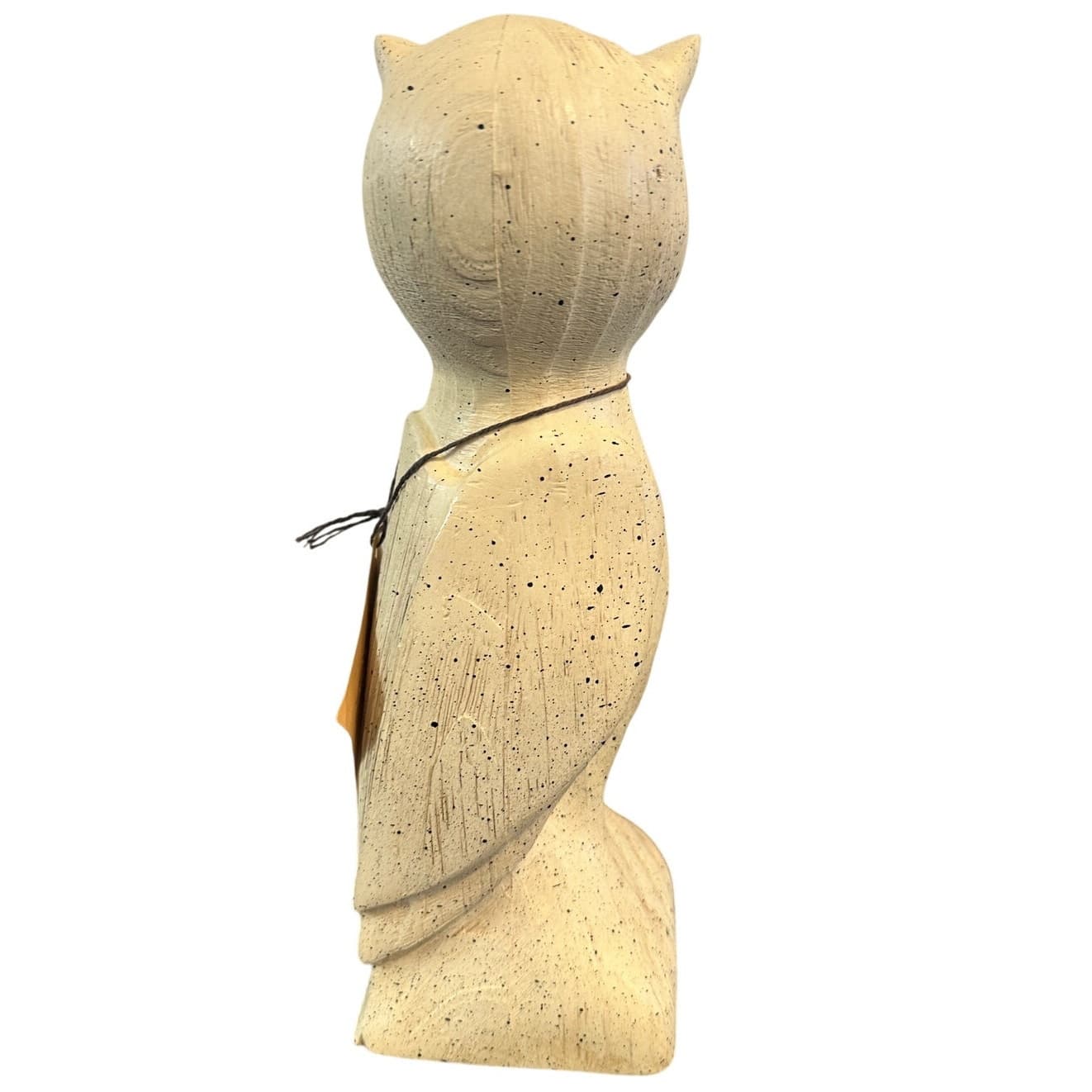 Phase IV Concept Wood Cast 9.5" Vintage Owl Figurine-Excellent and Adorable! - Thumbnail 3