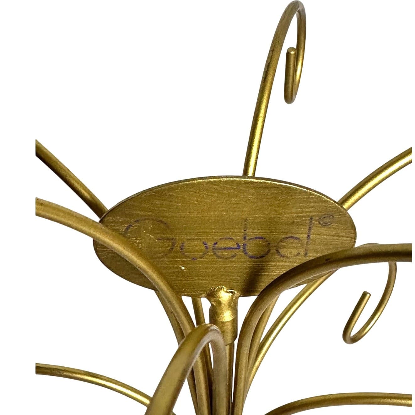 Goebel 12 Hook Gold Colored Vintage Ornament Display Hanger-A RARE Find - Thumbnail 2