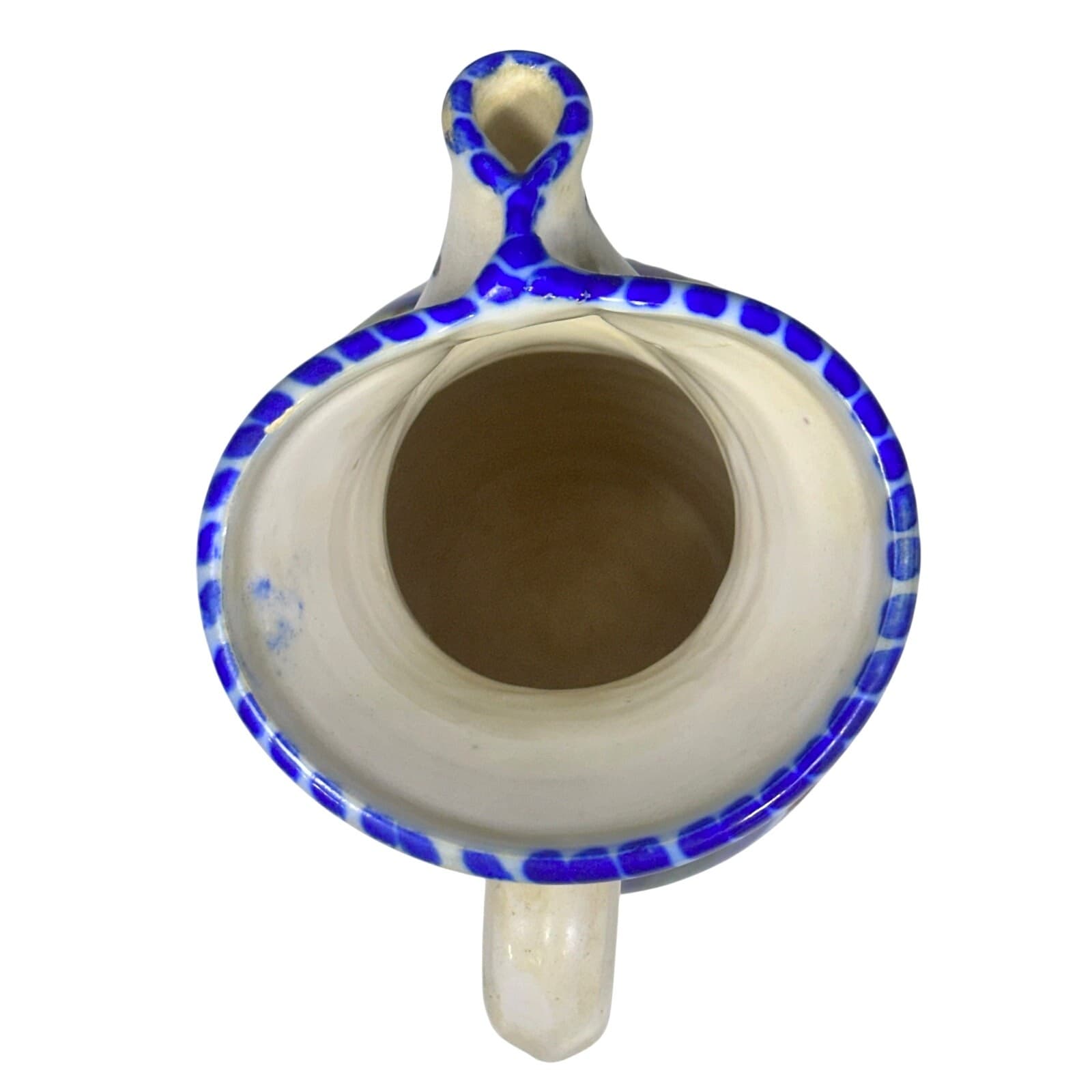 Chinchon Madrid Spain Handcrafted Vintage Pottery Sangria Pitcher/Jug - Thumbnail 5