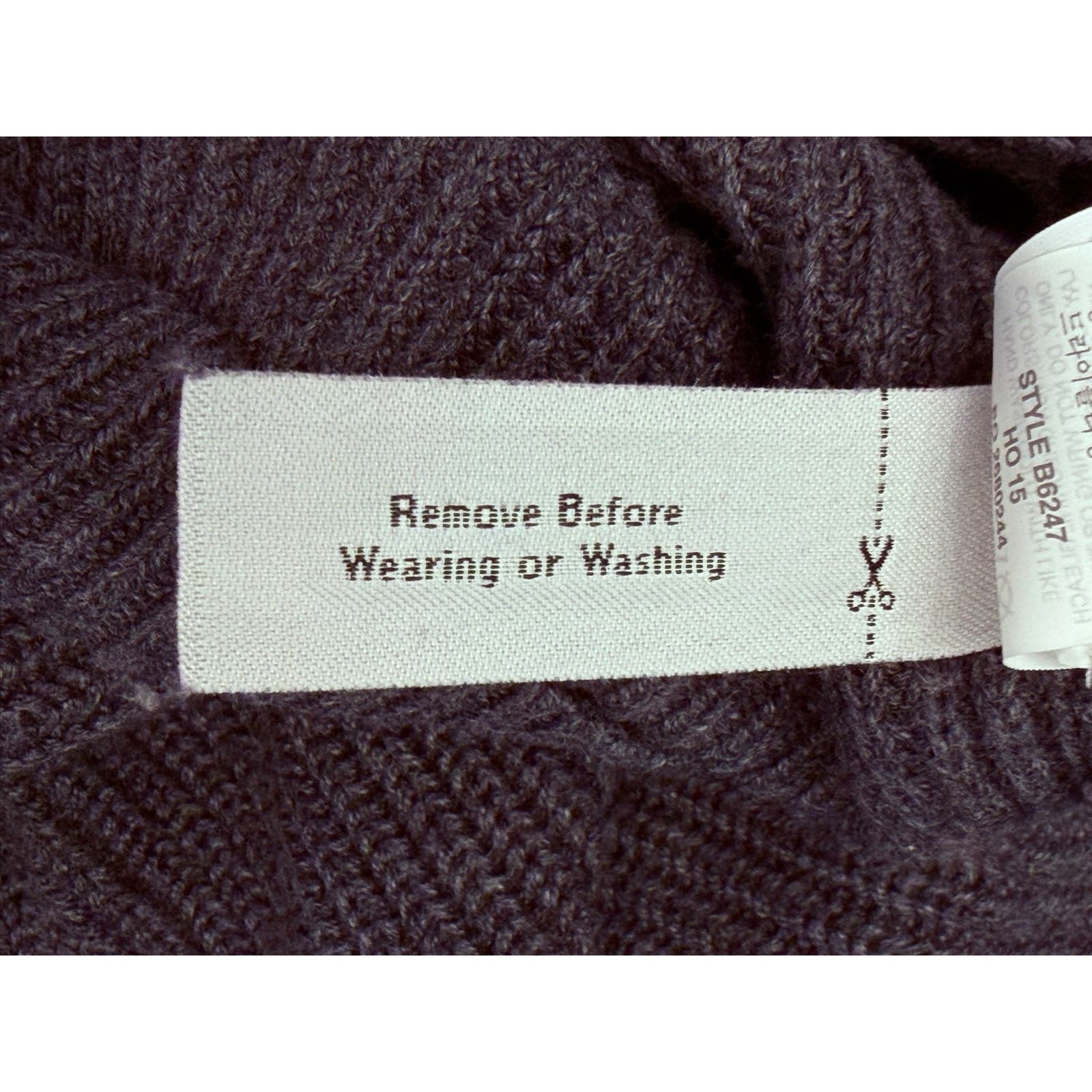 J.Crew Woodsman Sweater Mens XL Charcoal Cotton Suede Shoulder Patch Crewneck - Thumbnail 7