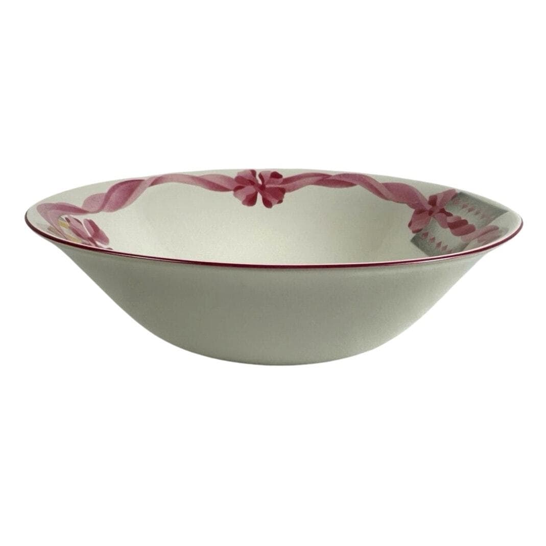 Sango Home for Christmas 1992 Indonesia Black Mark #4829 Serving Bowl-9.25" - Thumbnail 2