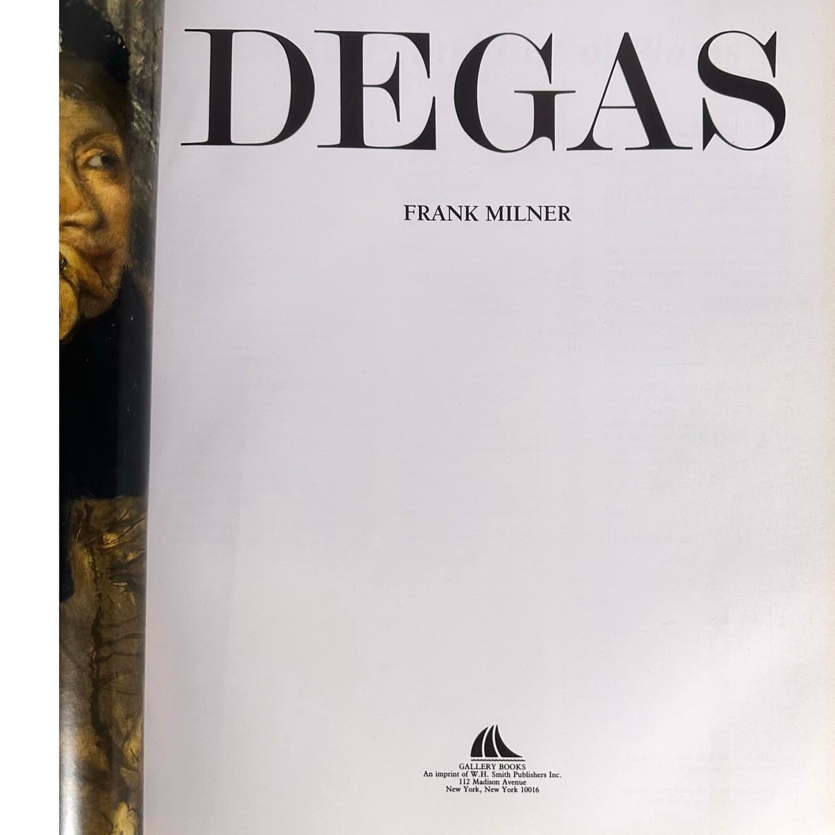 Degas Coffee Table Book by Author Frank Milner 1990 Italy - Thumbnail 3