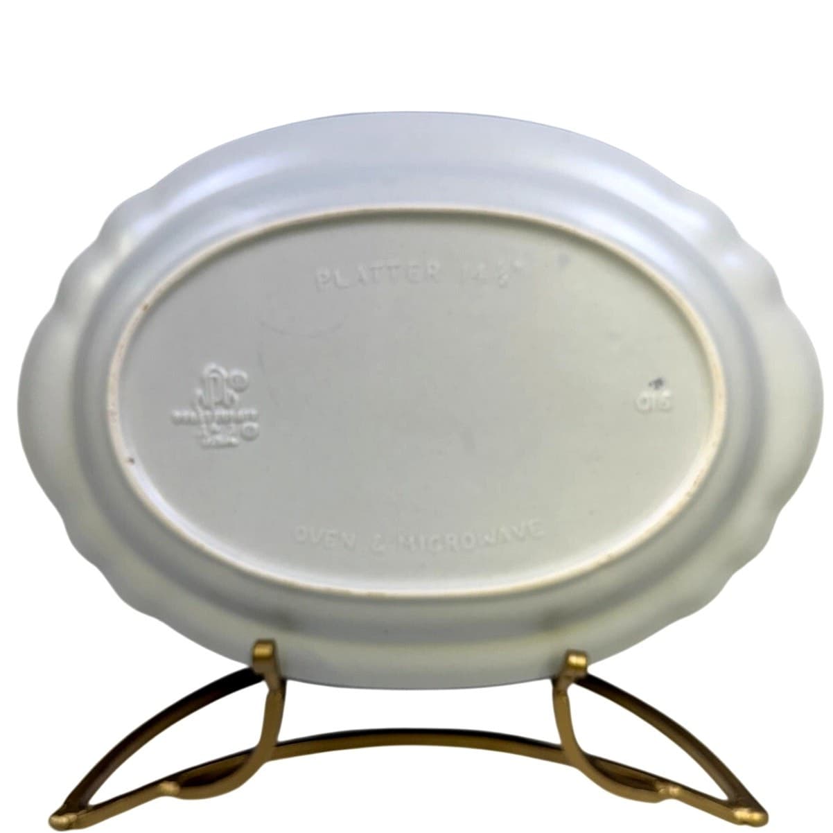 Pfaltzgraff Retired 1984-1993 'Christmas Heirloom' 14.5" Oval Serving Platter - Thumbnail 3