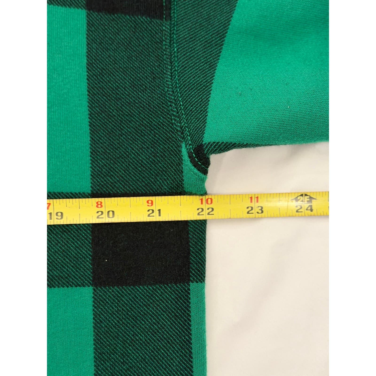 Polo Ralph Lauren Ski Bear Buffalo Plaid Hoodie Green Black Men's L Fleece - Thumbnail 8