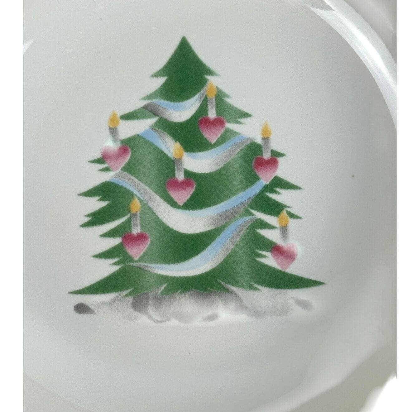 Sango Home for Christmas 1992 Indonesia Black Mark #4829 Serving Bowl-9.25" - Thumbnail 4
