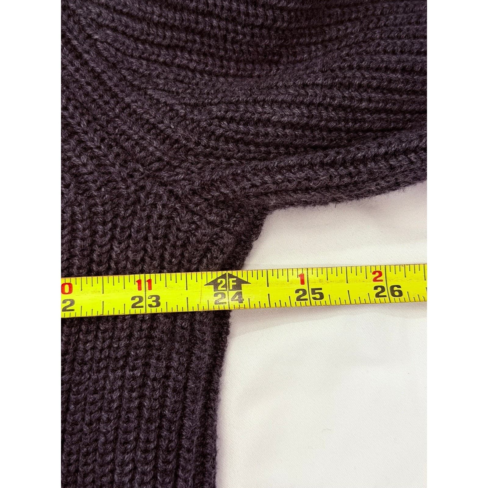 J.Crew Woodsman Sweater Mens XL Charcoal Cotton Suede Shoulder Patch Crewneck - Thumbnail 9