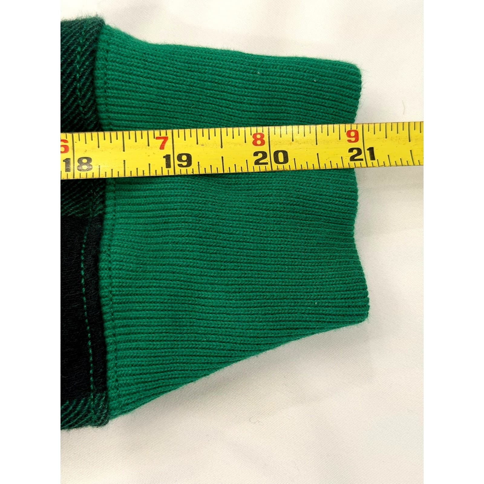 Polo Ralph Lauren Ski Bear Buffalo Plaid Hoodie Green Black Men's L Fleece - Thumbnail 10