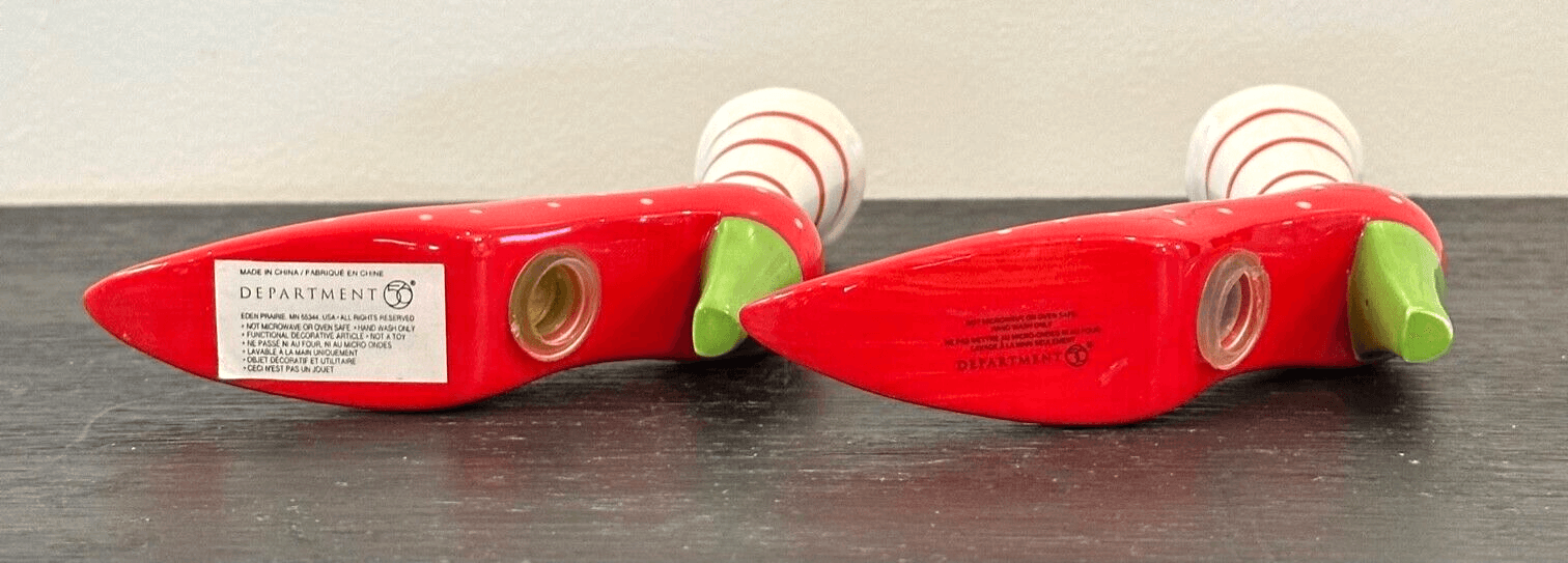 Salt and Pepper Shakers Dept 56 Kringle Elf Shoes - Thumbnail 6