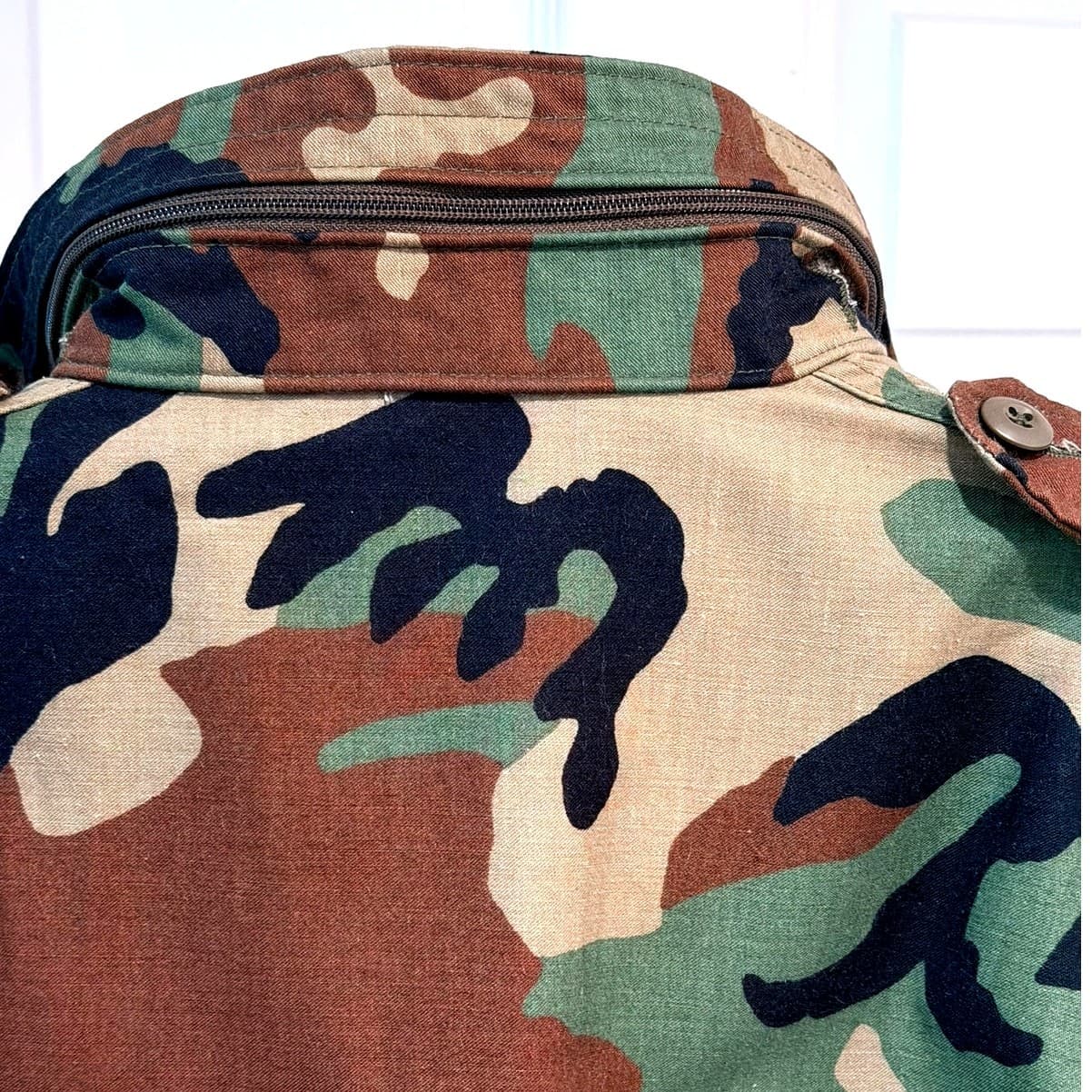 Vintage 1991 U.S. Military M-65 Woodland Camouflage Cold Weather Field Jacket - Thumbnail 6