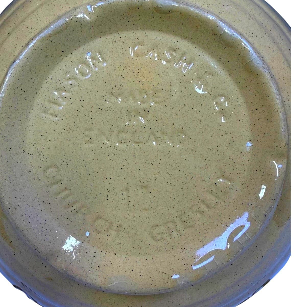 Mason Cash & Co Vintage Church Gresley England 11" Cane Pottery #12 Mixing Bowl - Thumbnail 4