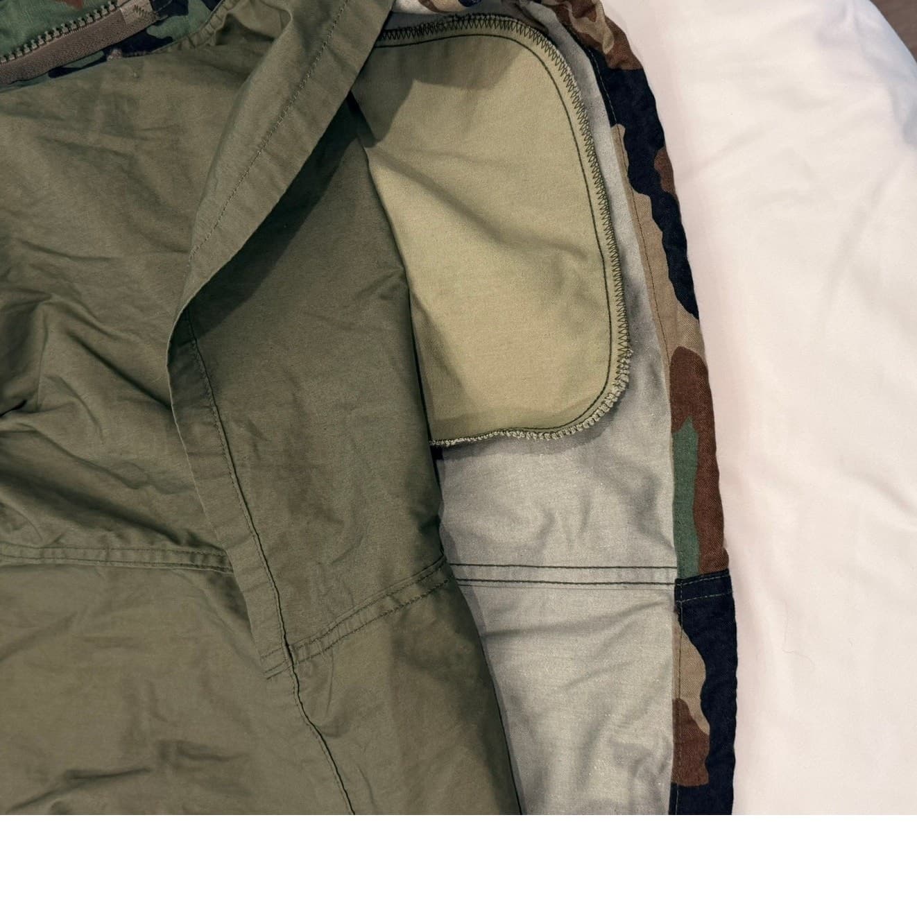 Vintage 1991 U.S. Military M-65 Woodland Camouflage Cold Weather Field Jacket - Thumbnail 9