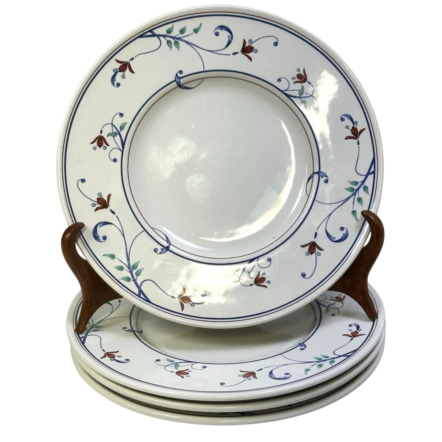 Mikasa Intaglio Annette 1987-2000 Six Pieces-Chop Plate [1] Salad [1] Bread [4] - Thumbnail 3