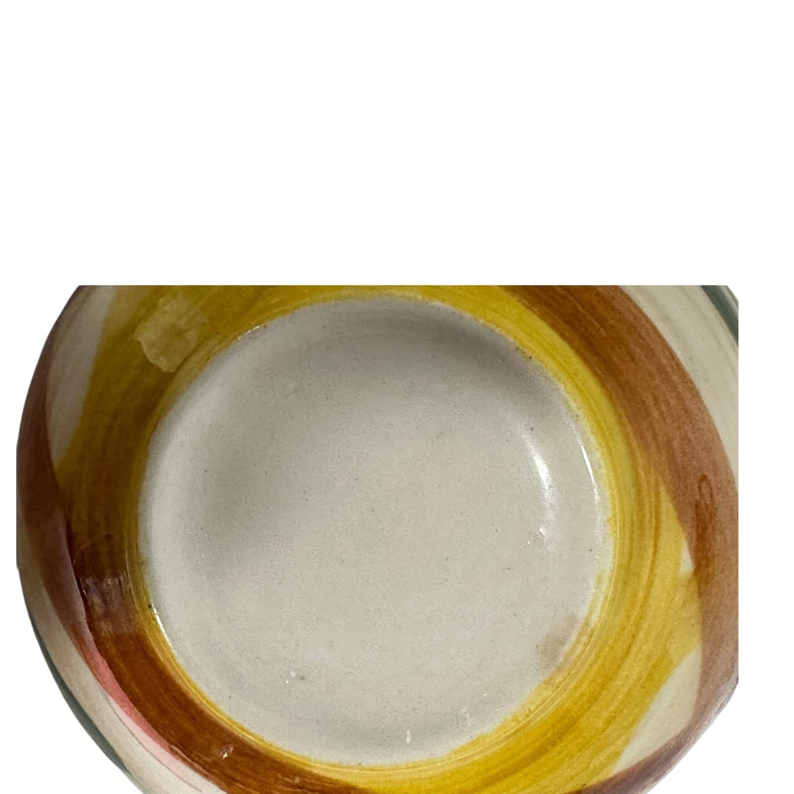 Metlox MCM Vernonware Poppytrail Homespun 4 Coffee Cups/Saucers Sets + Saucer - Thumbnail 6