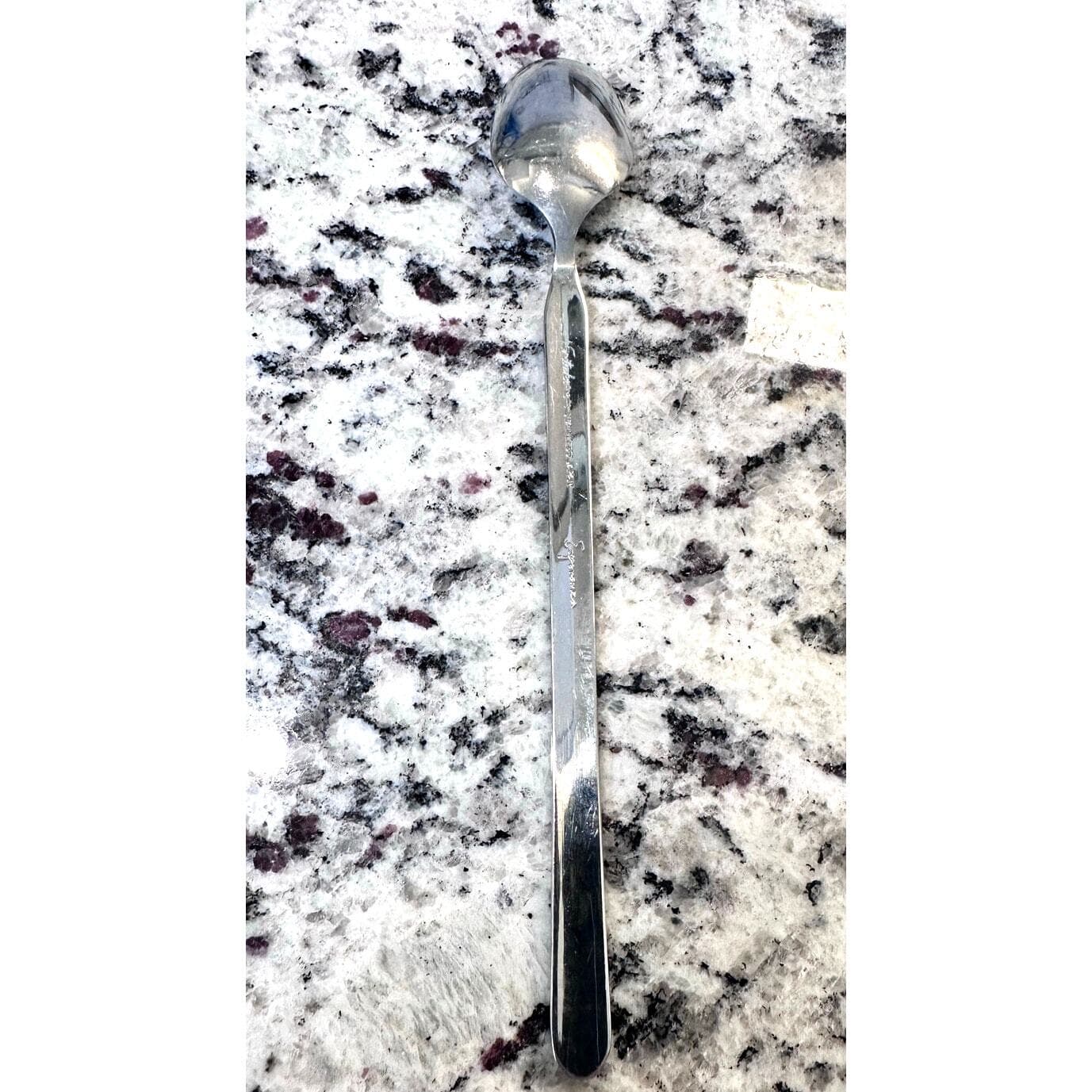 Noritake Gold Esperanza Stainless-Vintage Japan-Retired Rare Iced Tea Spoon - Thumbnail 2