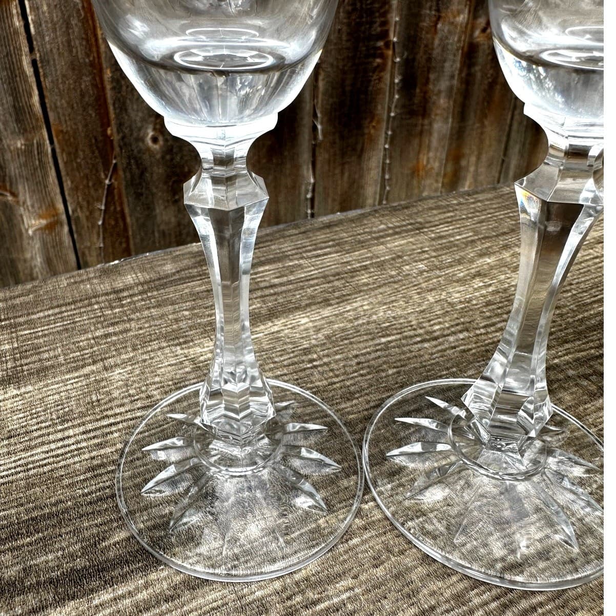 Towle Retired 1983 'Kirkland' Fluted Crystal Champagne Glasses-Set of 3 - Thumbnail 2
