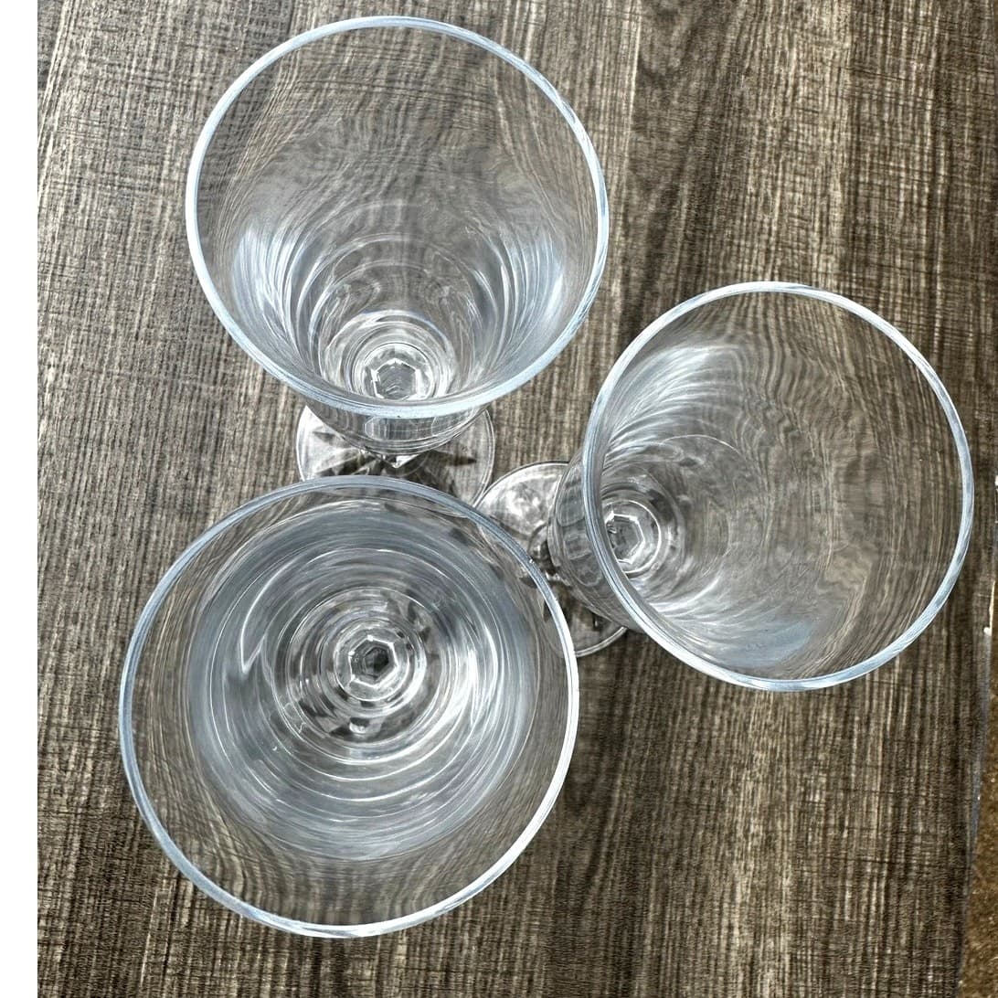 Towle Retired 1983 'Kirkland' Fluted Crystal Champagne Glasses-Set of 3 - Thumbnail 4