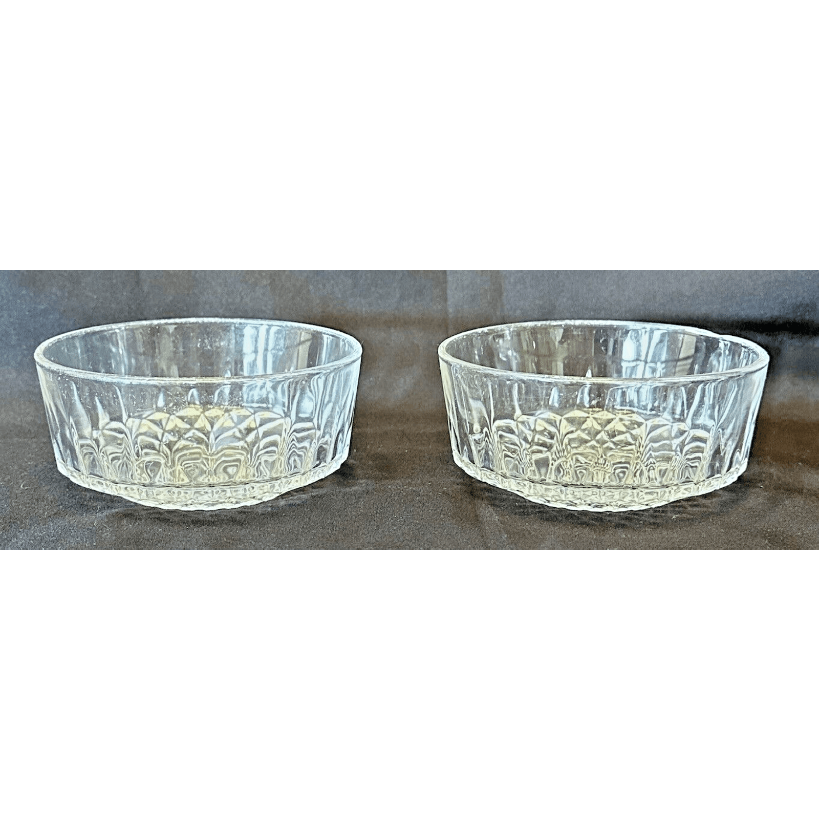 Arcoroc Starburst Crystal Vintage Bowls France-Set of 2!