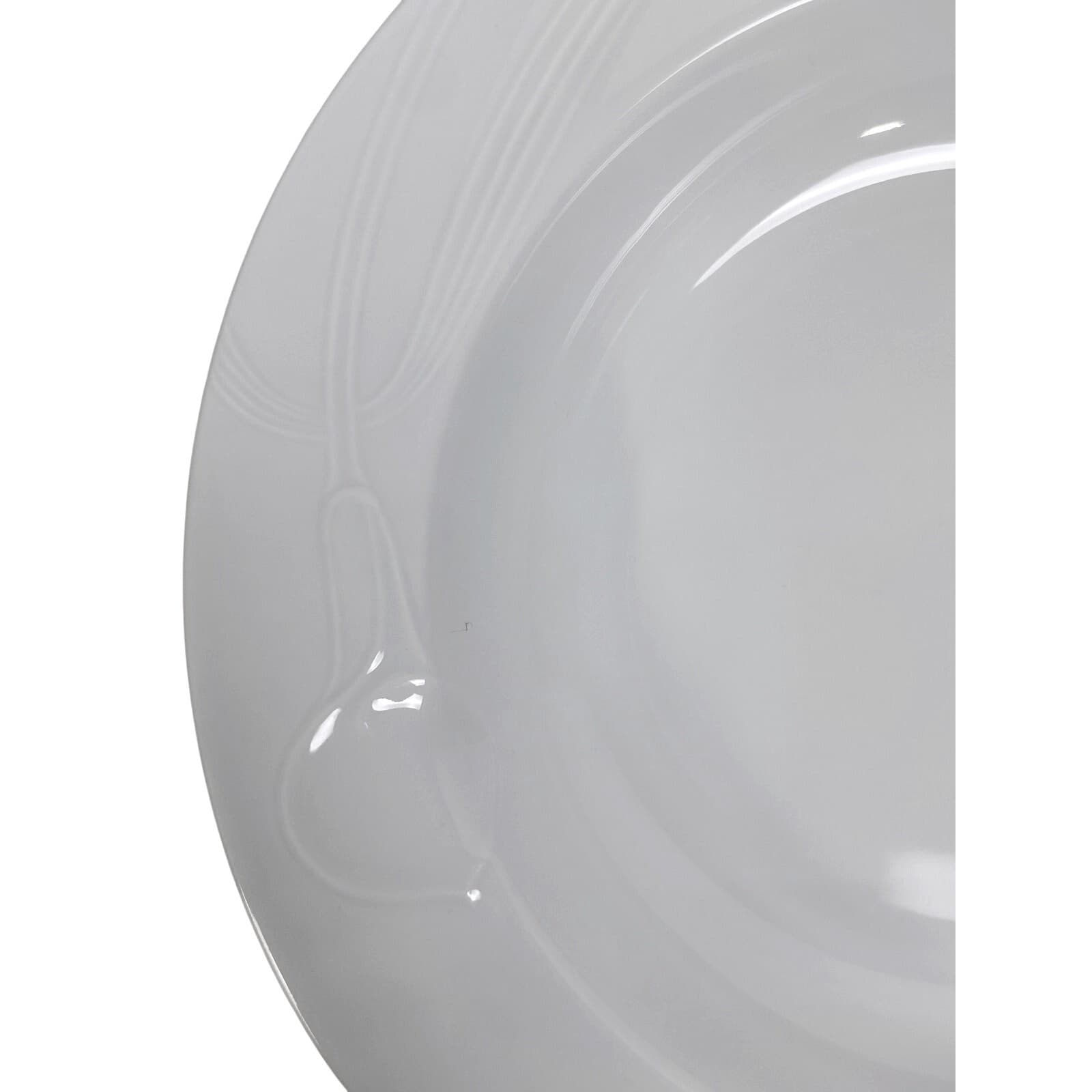 Mikasa Classic Flair White Retired 1984-2007 Japan 9 1/8" Wide Rim Soup Bowl(s) - Thumbnail 3