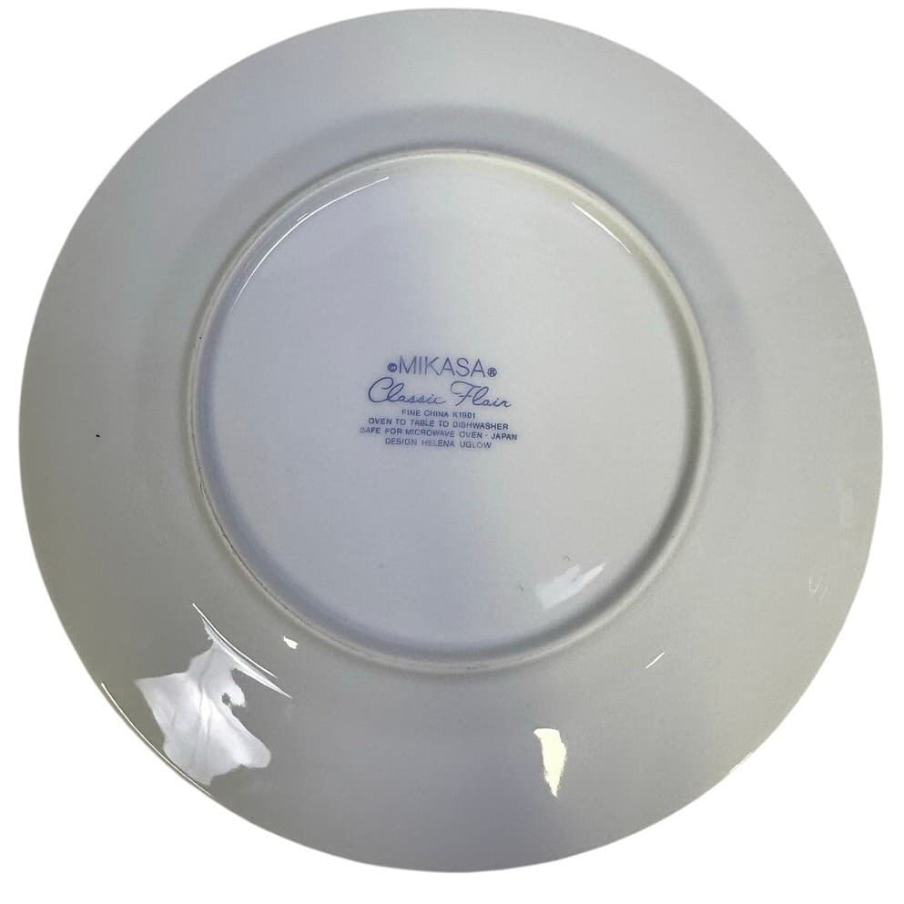 Mikasa Classic Flair White Retired 1984-2007 Japan 7.25" Bread/Dessert Plate(s) - Thumbnail 2