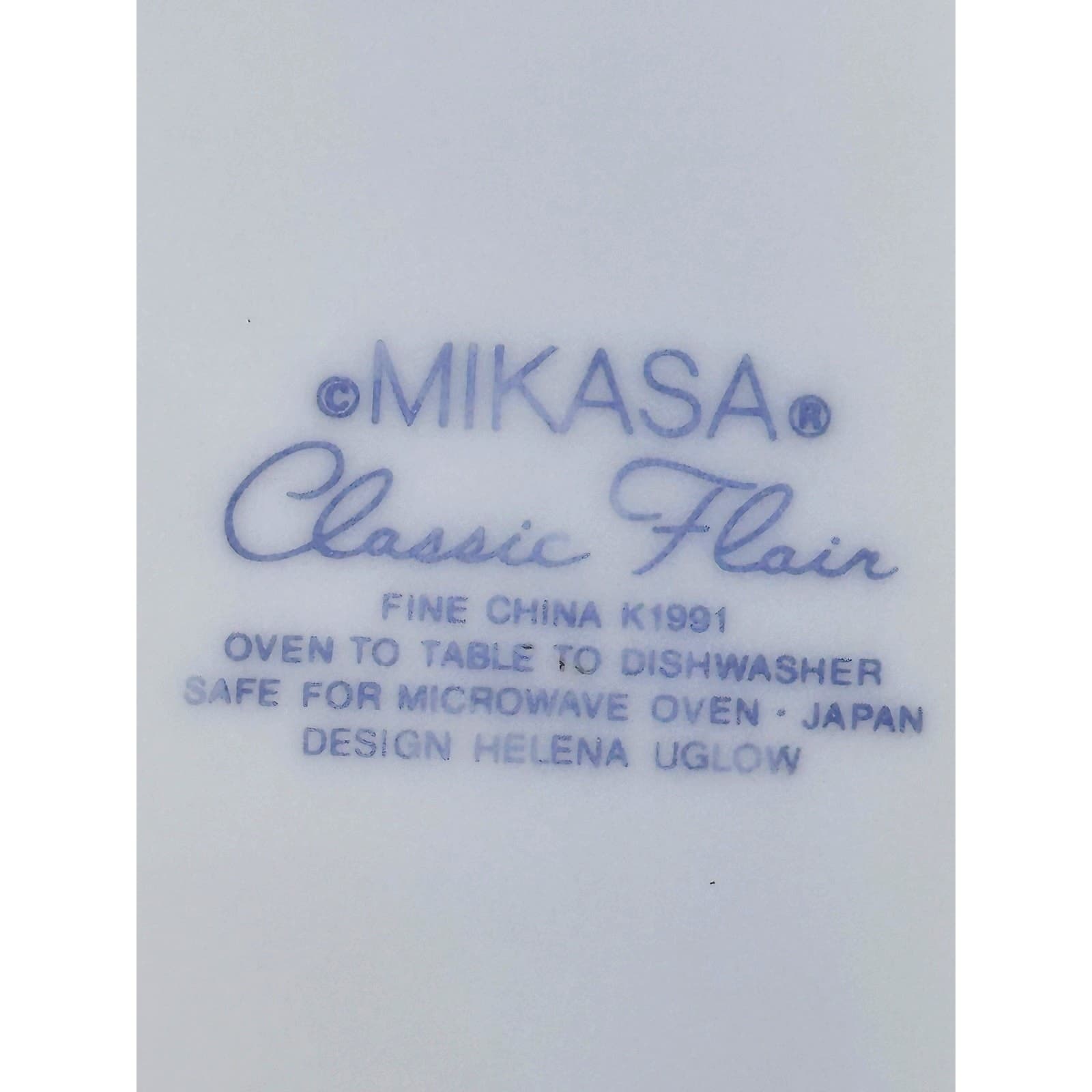 Mikasa Classic Flair White Retired 1984-2007 Japan 7.25" Bread/Dessert Plate(s) - Thumbnail 3