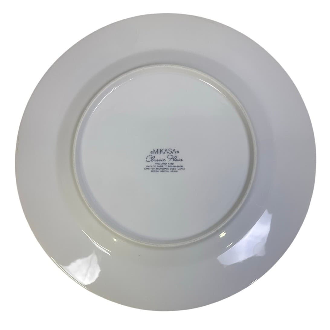 Mikasa 'Classic Flair White' Retired 1984-2007 Japan 8" Salad Plate(s) - Thumbnail 2